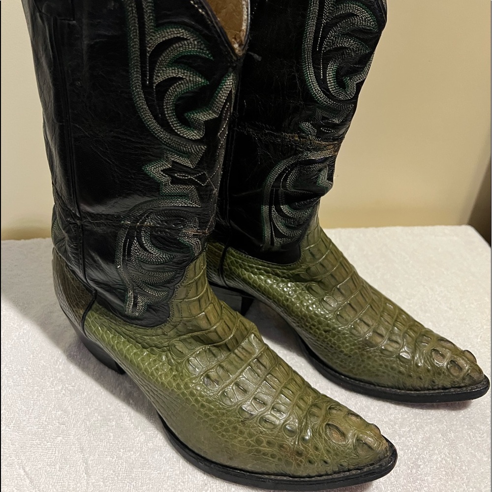 Mens Croc Cowboy Boots